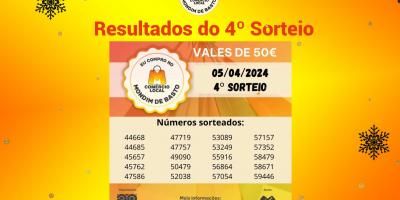  4º Sorteio da Campanha do comércio local 23/24 
